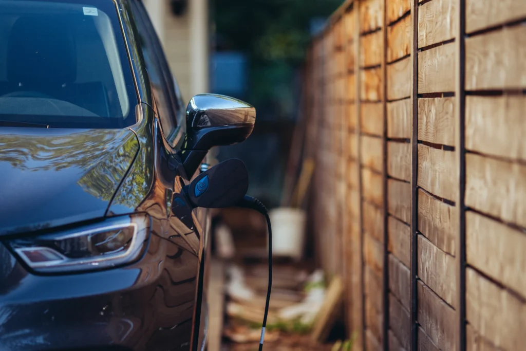 an EV charger installed by a Weymouth electrician
