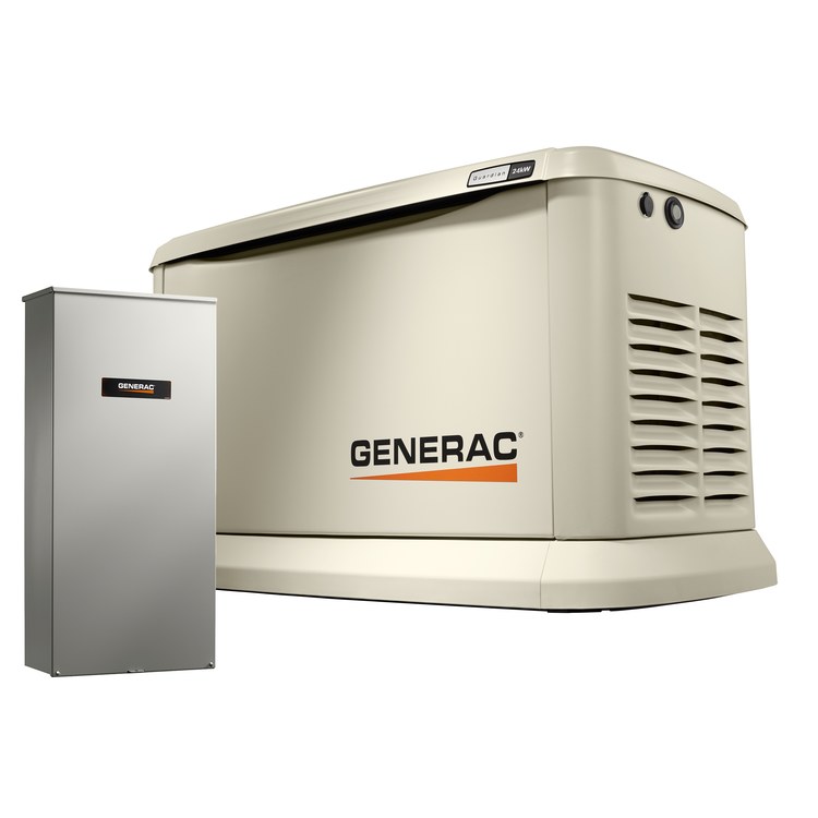 a Generac generator installed by Marshfield Electric